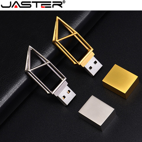 Memoria USB 2022 de 4GB, 8GB, 16GB, 32GB, 2,0 GB, unidad flash con logotipo personalizado de JASTER Pendrive 128 ► Foto 1/6
