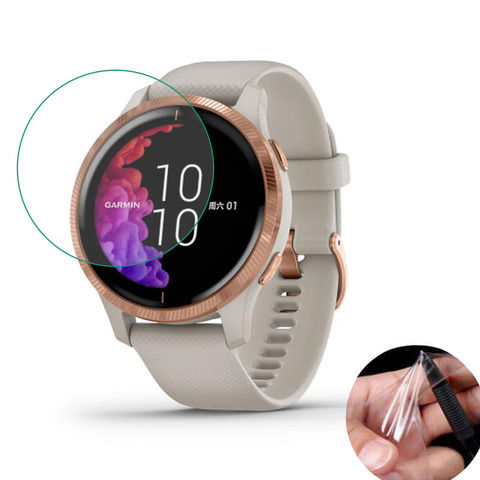 Película protectora suave y transparente para reloj inteligente Garmin Venu, cubierta protectora de pantalla completa, no Cristal, Uds. ► Foto 1/4