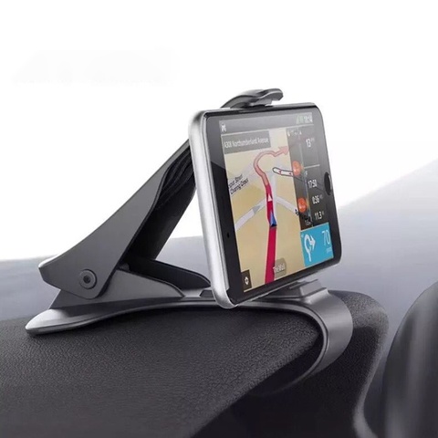 Soporte Universal de teléfono para coche, soporte de teléfono para tablero de navegación GPS, pinza de teléfono móvil sostenedor plegable ► Foto 1/6