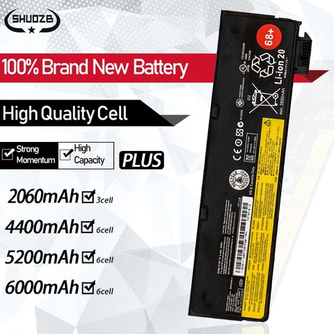 Nueva batería del ordenador portátil para Lenovo Thinkpad X270 X260 X240 X240S X250 T450 T470P T450S T440S K2450 W550S 45N1136 45N1738 baterías ► Foto 1/6