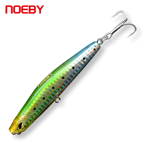 NOEBY Señuelos de Pesca Wobblers 80 99mm 14mm 18 28 36g TIEMPO DE hundiendo lápiz Artificial cebo duro para Bass trucha señuelo de pesca ► Foto 1/6