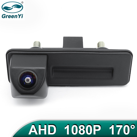 GreenYi-cámara de visión trasera para coche, dispositivo de 170 grados, 1920x1080P, HD, AHD, para Skoda Roomster Fabia Octavia Yeti Superb Audi A1 A3 ► Foto 1/6