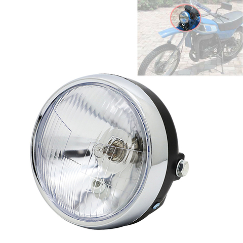 Faro de la motocicleta moto faro para Yamaha DT80 DT100 DT125 DT175 DT250 DT400 Enduro GT80 XT500 XT550 XT 125 200 RX50 ► Foto 1/6