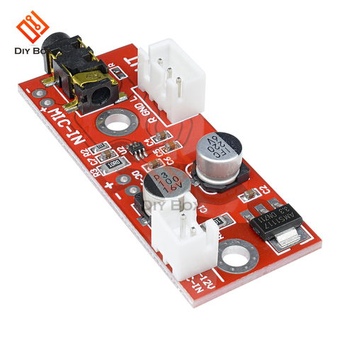 Placa amplificadora de micrófono MAX9812, módulo de Micro altavoz de 3V/5V/12V, placa de sonido de voz de Audio, Kit electrónico de bricolaje, control de volumen ► Foto 1/6