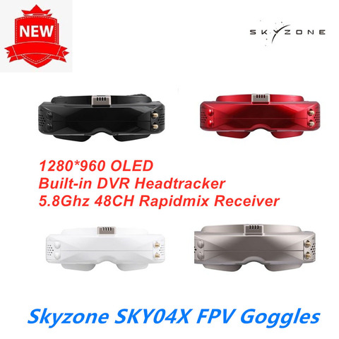 SKYZONE-gafas de visión en primera persona para Dron de carreras teledirigido, lentes de 5,8 Ghz, 48CH, 1280x960, OLED, FPV, 2D/3D, HDMI, con ventilador, DVR, cámara ► Foto 1/6