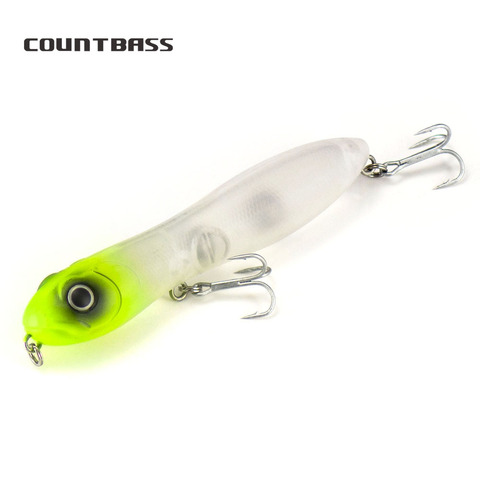 Cebos duros Countbass Topwater 100mm 15,6g, señuelo de pescador, Paseo de agua salada, el perro para pesca, tapón de Popper 1 unidad, ► Foto 1/6