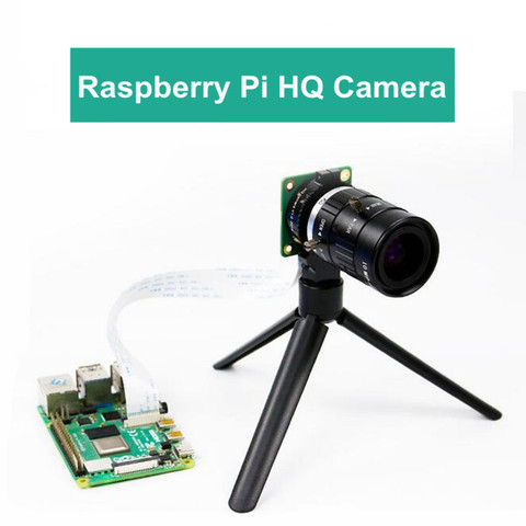 Módulo de Cámara Oficial Raspberry Pi HQ, de 6MM lente gran angular, teleobjetivo HD de 16MM, compatible con hasta 1230W píxeles ► Foto 1/6