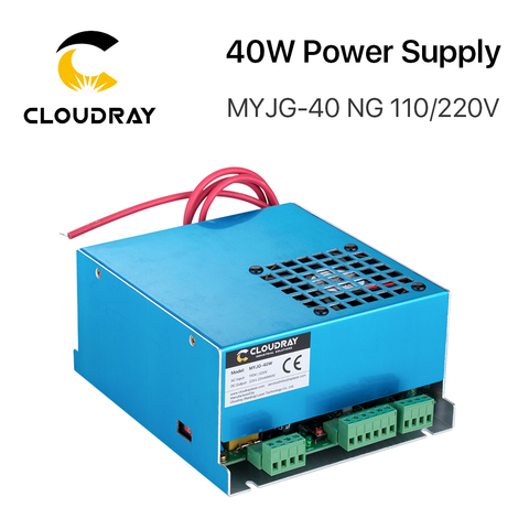 Cloudray 40 W CO2 láser de alimentación MYJG-40T 110 V 220 V para CO2 máquina de corte por grabado láser 35- 50 W MYJG ► Foto 1/6