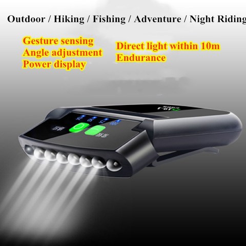 Mini luz LED recargable con Sensor de movimiento, linterna para iluminación de exterior, pesca, Camping ► Foto 1/6