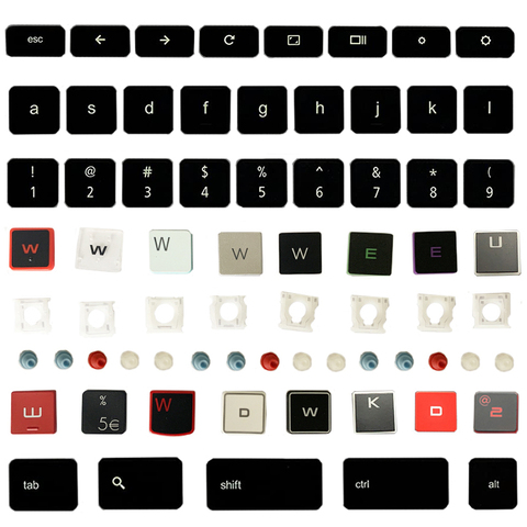 Keycap-Tapa de llave y bisagra para teclado Original ASUS, ACER, HP, DELL, IBM, lenovo, Xiaomi, HUAWEI, Samsung, MSI, LG, Haier, Apple, HASEE, SONY ► Foto 1/6