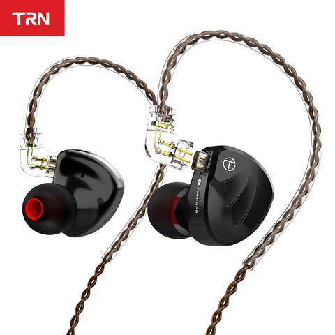 Auricular intrauditivo TRN BA8 16BA, dispositivo HIFI de Amarture equilibrado con Monitor de DJ y Cable QDC, TRN VX V90 T200 ► Foto 1/6