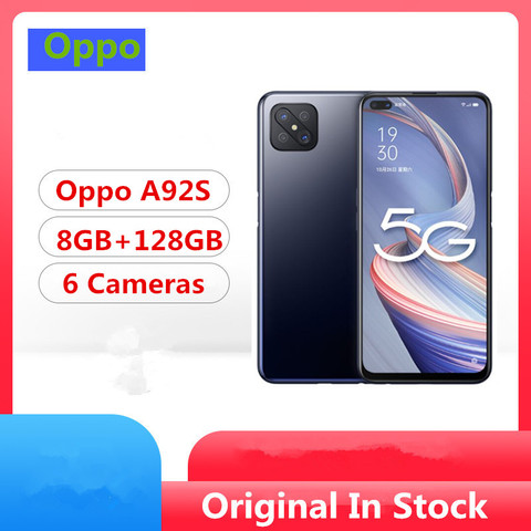 Oppo-teléfono inteligente A92S 5G, teléfono móvil Original con Android 800 so, pantalla IPS 24.00x1080 10,0 hz, 8GB RAM, 256GB ROM, 6 cámaras, reconocimiento de huella ► Foto 1/6