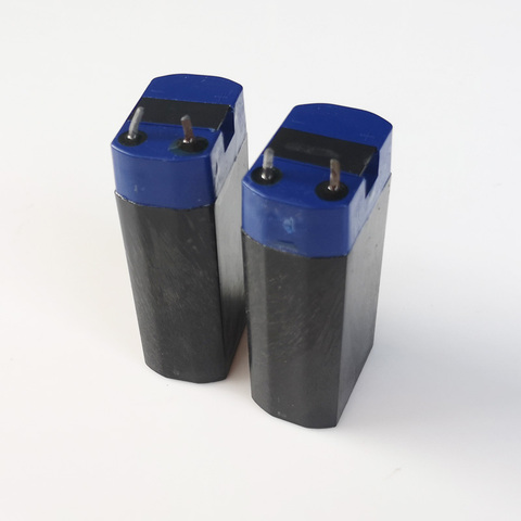 Célula de batería recargable de plomo ácido para linterna LED, 2 uds., 4V, sin mantenimiento, matamosquitos, zapper ► Foto 1/3