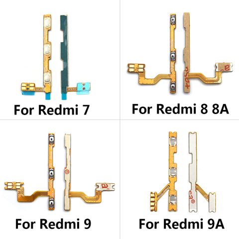 Para Xiaomi Redmi 7A 8 8A 9 9A interruptor de encendido/apagado botón tecla de control de volumen botón Flex Cable ► Foto 1/6