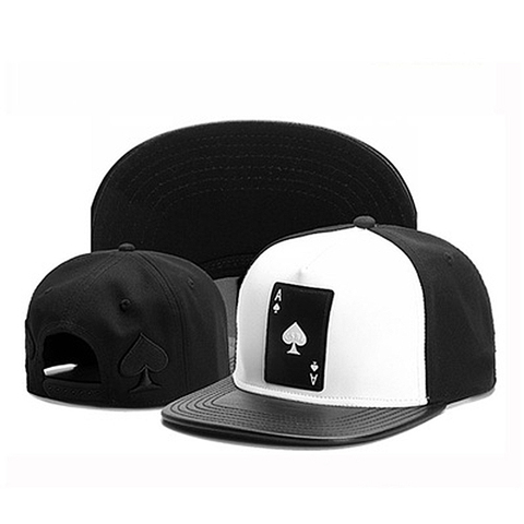 De moda hip-hop gorra de béisbol poker bordado sombrero personalizado salvaje sombrero de los hombres de la marea baile callejero gorras tipo snapback de algodón gorras ► Foto 1/1