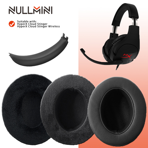 NullMini-almohadillas de repuesto para auriculares HyperX Cloud Stinger, diadema, manga de orejera ► Foto 1/6