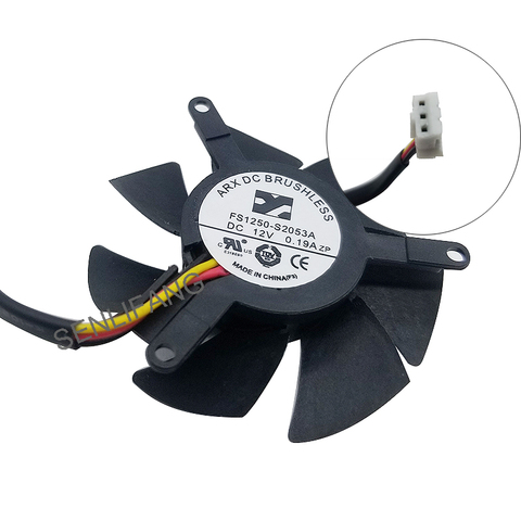 Original GTX1050/1050Ti ventilador para tarjeta gráfica FS1250-S2053A 12V 0.19A ► Foto 1/3