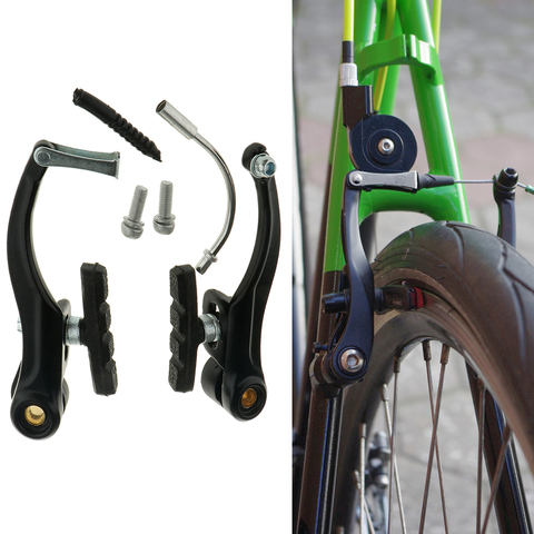 Juego de Herramientas de calibrador trasero delantero de frenos en V lineales para bicicletas de bicicleta de montaña y carretera plegables MTB BMX ► Foto 1/6