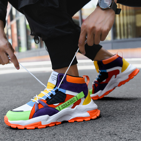 Zapatillas de correr para hombre, calzado deportivo cómodo de alta calidad, moda juvenil, para caminar, para exteriores ► Foto 1/6