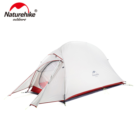 Naturehike-tienda ultraligera de tela cloudp 1 20D/210T para 1 persona, acampada al aire libre, senderismo, con esterilla, tienda cálida NH18T010-T ► Foto 1/6