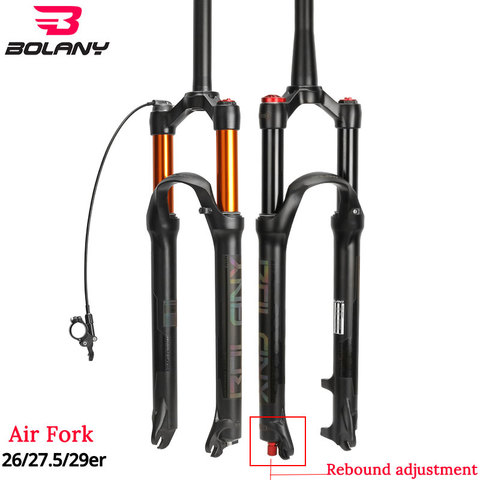 Bolany-horquilla de suspensión neumática para bicicleta de montaña, 29  pulgadas, amortiguadora - AliExpress