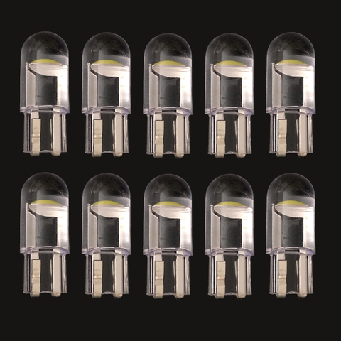 Bombillas LED COB para coche, luz de placa de matrícula de 12V CC, intermitente, domo, lámpara de estacionamiento, W5W T10 2825 168 192, 10 Uds. ► Foto 1/6
