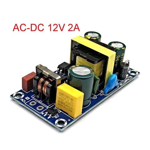 AC a DC convertidor 110v 220v a DC 12v 2A 24W Max 2A de placa de alimentación controlador de LED módulo de fuente ► Foto 1/4