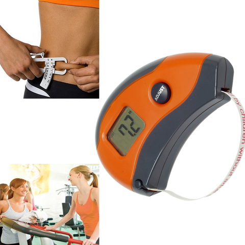 Cinta de medir Digital con precisión corporal, 8 partes del cuerpo, circunferencias, digital, calibrador de grasa corporal ► Foto 1/6
