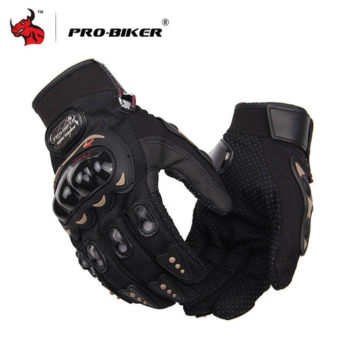 Guantes de Moto PRO-BIKER, Guantes de Motocross para hombre, Guantes de Moto para montar con dedos completos, Guantes para Motocross M-XXL ► Foto 1/6