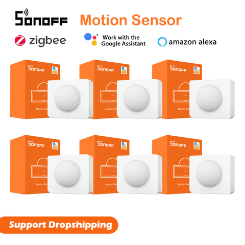 1-50 Uds SONOFF SNZB-03 Zigbee Detector Sensor de movimiento inteligente de Control a través de eWeLink ZBBridge trabajo requerido con Alexa de Google ► Foto 1/6