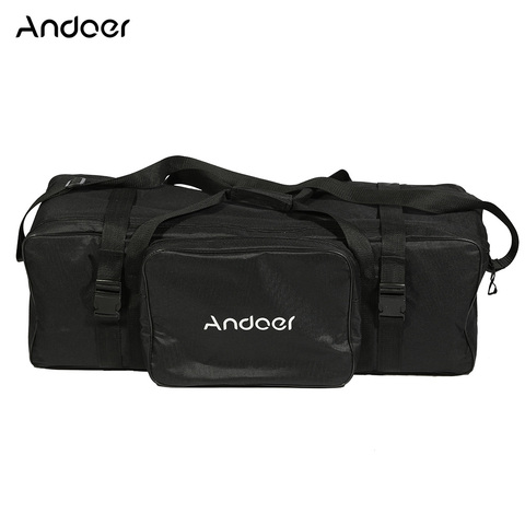 Andoer-Kit de luz de estudio de fotografía, bolsa de transporte acolchada para soporte de luz, paraguas, iluminación Flash, equipo de fotografía, bolso ► Foto 1/6