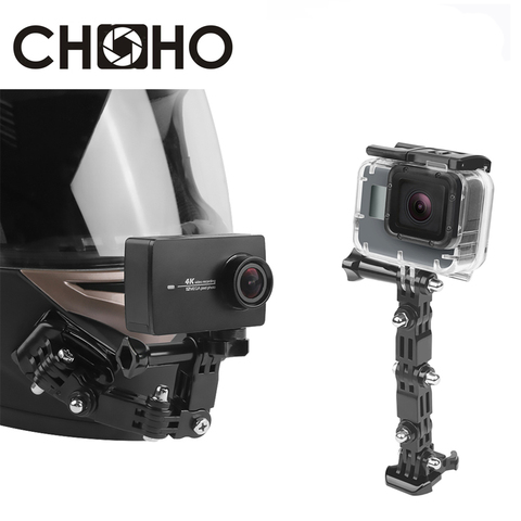 Base de ajuste para gopro hero 9, 8, 7, 5, 6, xiaomi yi, 4k, sjcam, sj7, DJI, OSMO, accesorios de montaje para casco de Cámara de Acción ► Foto 1/6