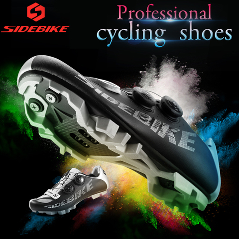 Sidebike-zapatos de Ciclismo ultraligeros con bloqueo automático, para bicicleta de montaña, atléticos ► Foto 1/6