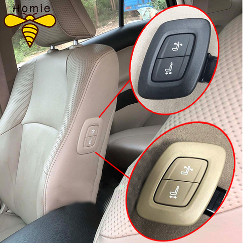 Interruptor de ajuste de asiento para Toyota Crown Reiz Camry Highlander Prado, alta calidad, color negro Beige, nueva marca ► Foto 1/6