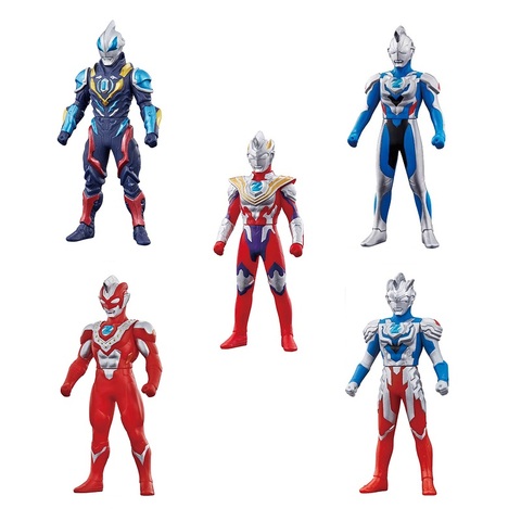 Ultraman-modelo de figura de acción de goma suave para niños, juguetes regalos de vacaciones, 13cm ► Foto 1/6