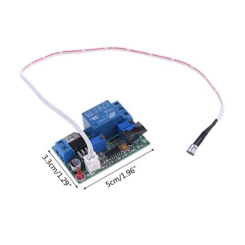 Módulo de Control de luz y sonido interruptor de relé Sensor de retardo ajustable 5 V 12 V 24 V ► Foto 1/5