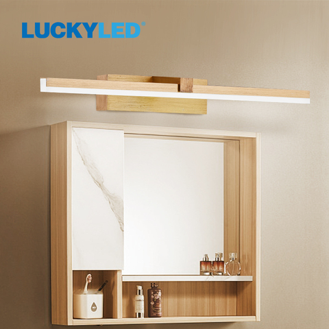 LUCKYLED-Lámpara moderna LED impermeable para el hogar y la sala de estar, accesorios de iluminación para espejo de baño y vanidad, candelabro de pared, luz de 8W 12W, 220V, 110V ► Foto 1/6