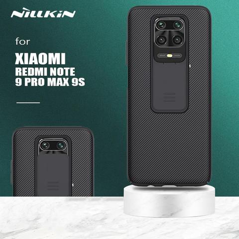 Funda Nillkin para Xiaomi Redmi Note 9 Pro Max Camshield, funda deslizante de protección para cámara, funda de teléfono delgado para Redmi Note 9S 9 Pro Max ► Foto 1/6