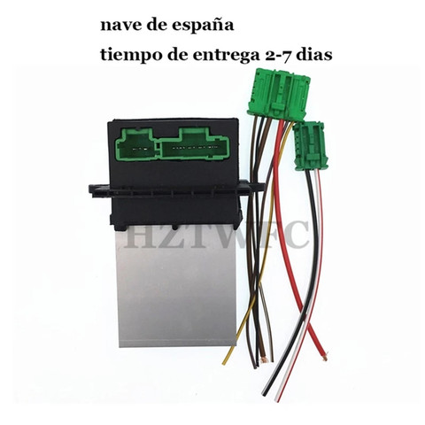 Resistor de ventilador de calentador para Citroën C2, C3, C5, Peugeot 406, 107, 207, 607, RENAULT SCENIC I, SCENIC II, Nissan, Tiida, lilona ► Foto 1/6