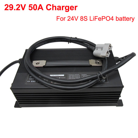 Cargador de batería LiFePO4 de 2000W, 29,2 V, 50A, 24V, para 8S, 24V, LiFePO4, paquete de batería envío gratuito con DHL ► Foto 1/6