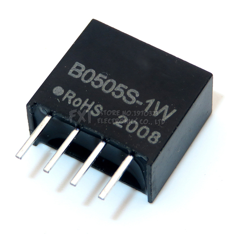 IB0505S-2W DC-DC regulado módulo de fuente de alimentación 5V a 5V nuevo de aislamiento de alimentación de conmutación de DIP4 SIP4 ► Foto 1/2