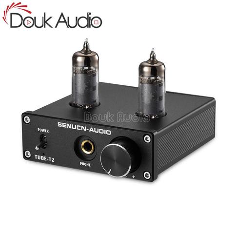 Douk-Mini amplificador de Audio HIFI con tubo de válvula, amplificador estéreo integrado, bajo nivel de ruido, preamplificador de Audio ► Foto 1/6