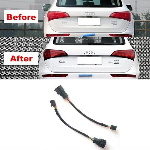 1 juego o 2/lote de 4 pines a 4 pines LED lámpara de luz de modificación de arnés de cableado del adaptador de conector de Cable para Audi Q5 ► Foto 1/4