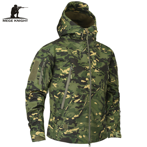 Mege-Chaqueta polar camuflaje militar para hombre, ropa táctica del ejército, rompevientos camuflaje, para otoño - Historial de precios y revisión | Vendedor de - MEGE KNIGHT Official Store |