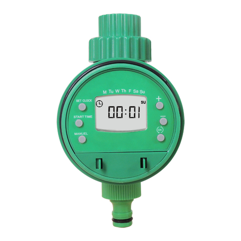 NBBX 6608 temporizador de riego de jardín temporizador de agua electrónico automático grifo de manguera programable para el hogar irrigador de automontaje ► Foto 1/6