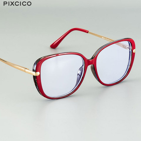 Pixcic 45836 Anti-azul gafas marcos hombres mujeres plástico titanio óptico moda ► Foto 1/6