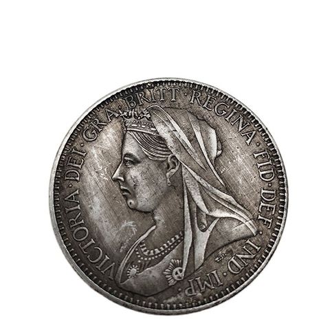 Espada de caballo de la Reina británica, moneda de caballero, decoración del hogar, Colección conmemorativa, artesanías con monedas, 1951 ► Foto 1/6