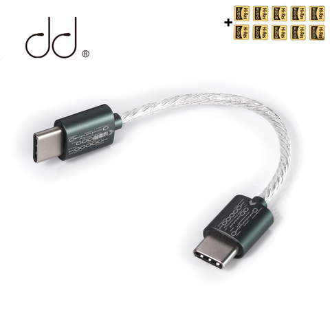 DD ddHiFi TC05 tipo C a tipo C Cable de datos de Audio Cable decodificador para los reproductores de música/Smartphones/ordenador/amplificador de auriculares ► Foto 1/6
