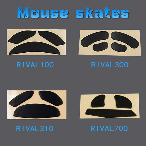 Patines de ratón para Steelseries Rival 3, 700, 710, 600, 650, 500, 310, 300S, 300, 110, 100, 95, óptico, 106 MM, para juegos, reemplazo de pie ► Foto 1/6