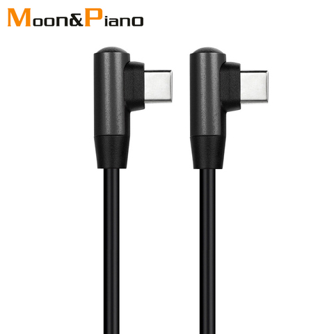 Cable de carga rápida para teléfono móvil, Cable macho a macho de 20V, 3A, 60W, PD, ángulo recto de 90 grados ► Foto 1/6